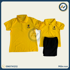 đồng phục mầm non màu vàng