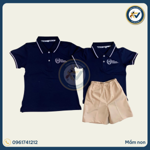 đồng phục mầm non màu xanh đen