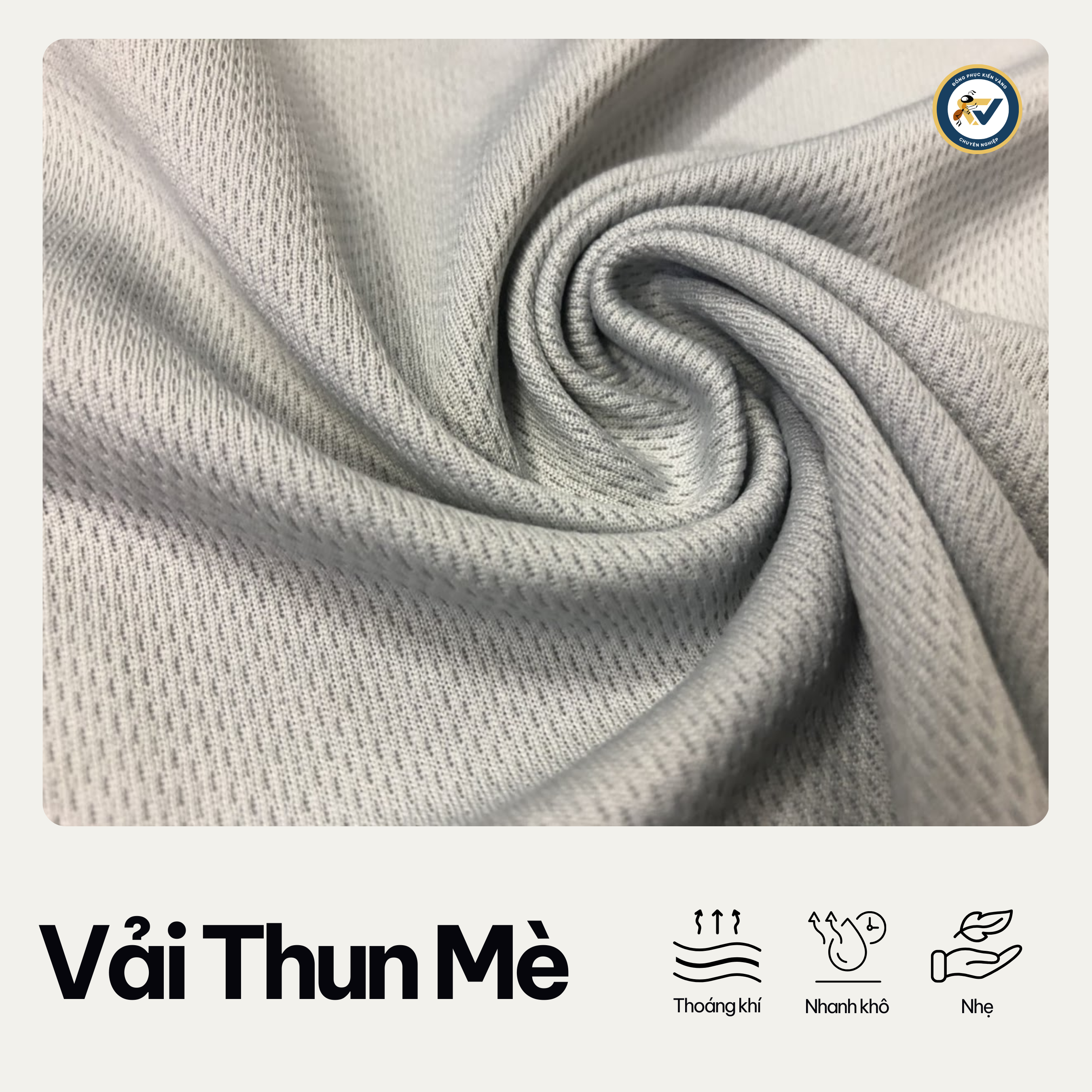 vải thun mè may đồng phục mâm non